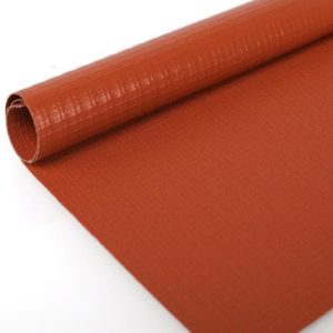 red Embossing PVC Tarpaulin