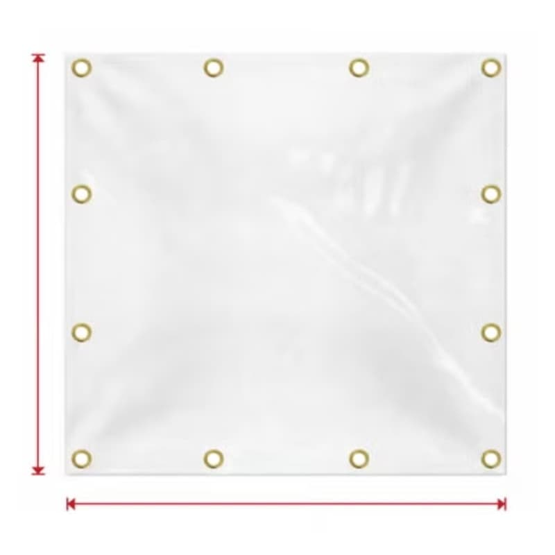 Custom Clear Vinyl Tarps
