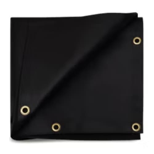 Custom Heavy Duty Vinyl Tarp - Black