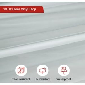 Custom Heavy Duty Clear Vinyl Tarps