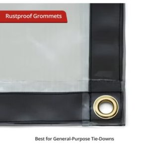 Custom Heavy Duty Clear Vinyl Tarps