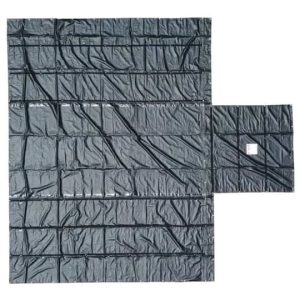 Heavy Duty 18oz Steel Tarp 16' x 27' with Flap - Stainless Steel D-Rings