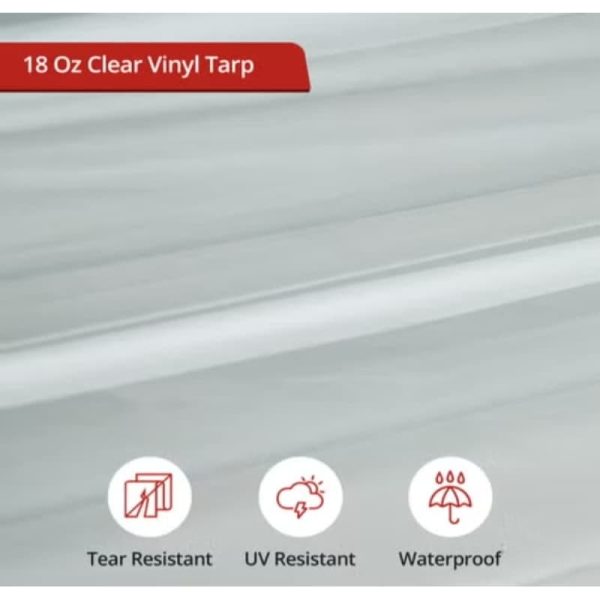 custom clear vinyl tarpaulin