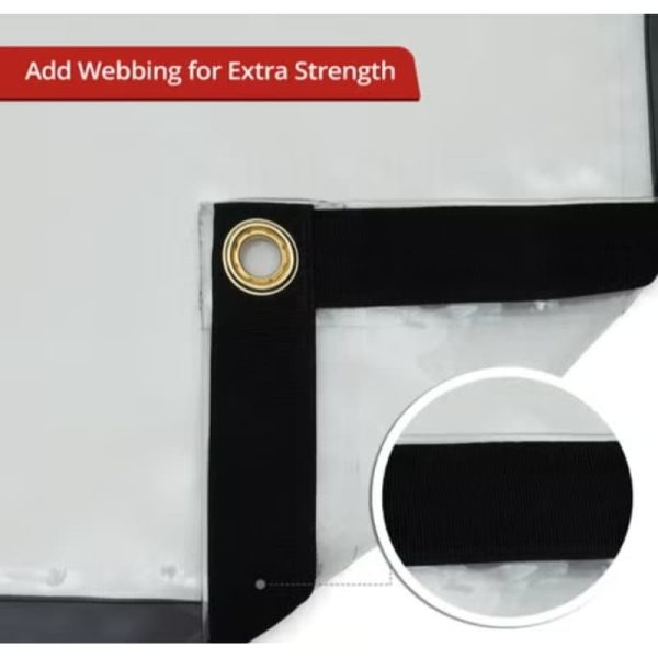 custom clear vinyl tarpaulin