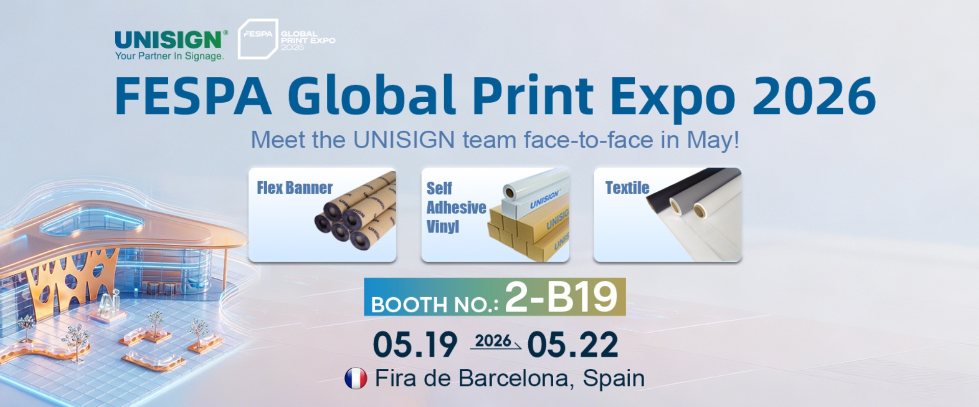 Unisignflex Home Banner fespa2026
