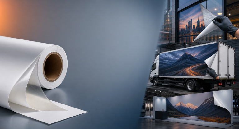Removable Self Adhesive Vinyl for Temporary Graphics